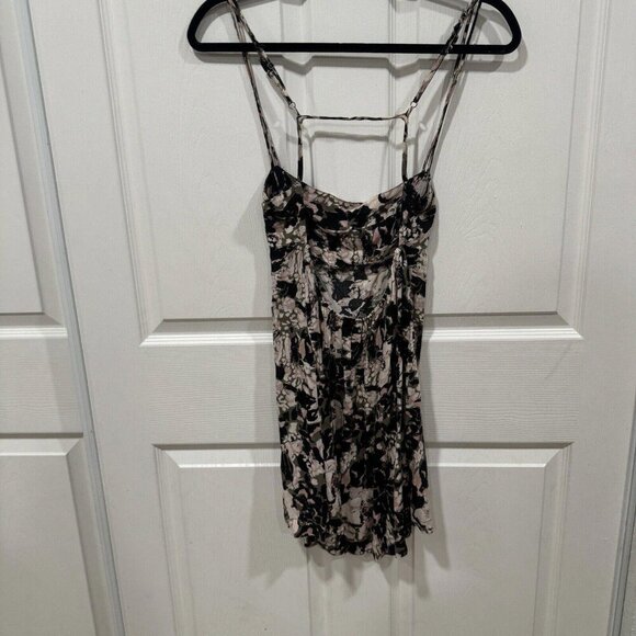 Free People Intimately Dress Size Xsmall Xs Floral Mini Open Back Multi Color - Picture 4 of 8